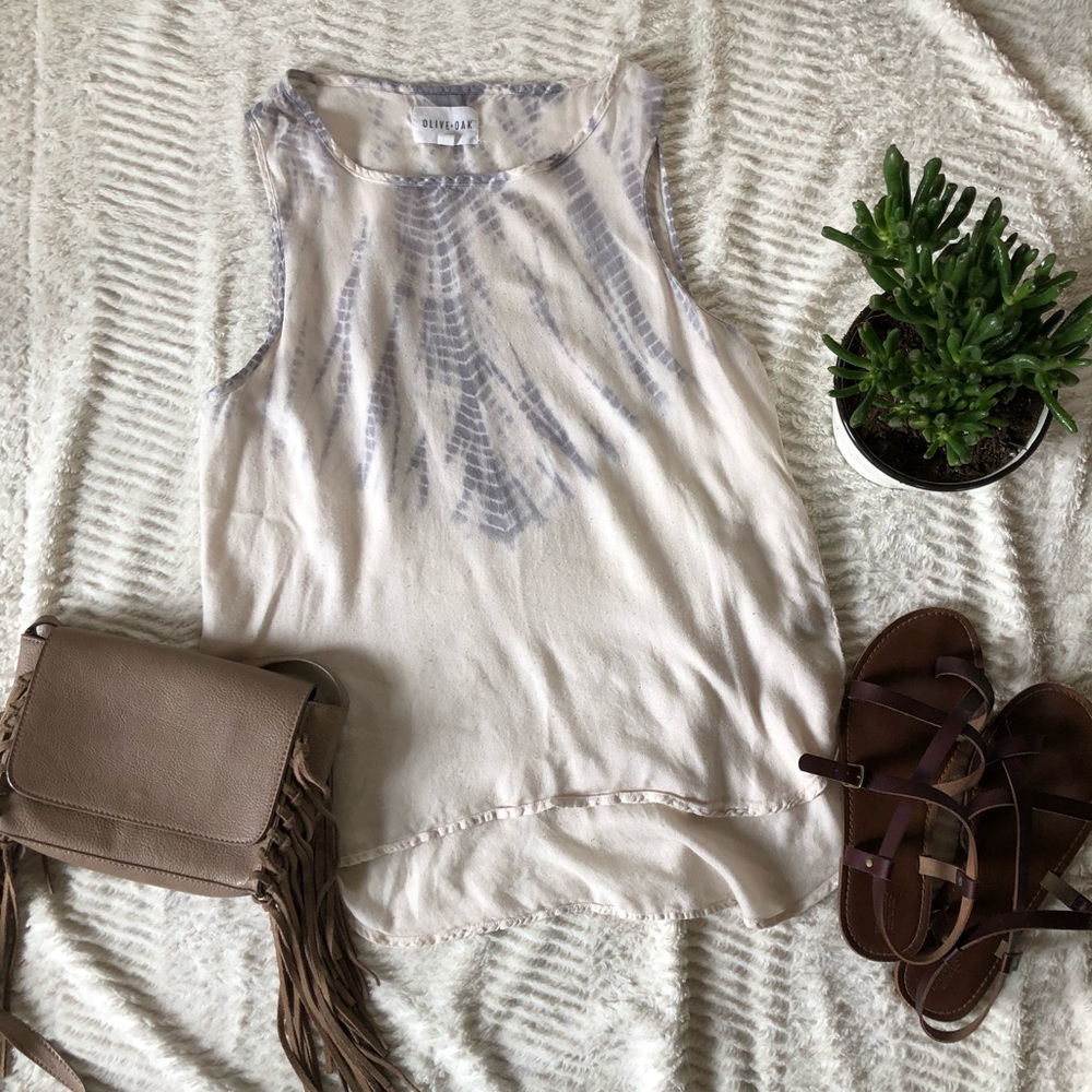 Olive + Oak Tie-Dye Top